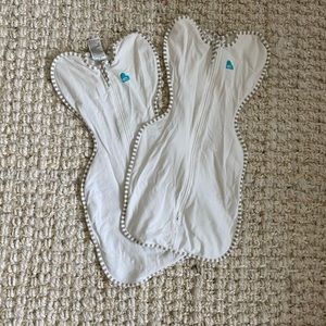 set of two swaddle up organic swaddles